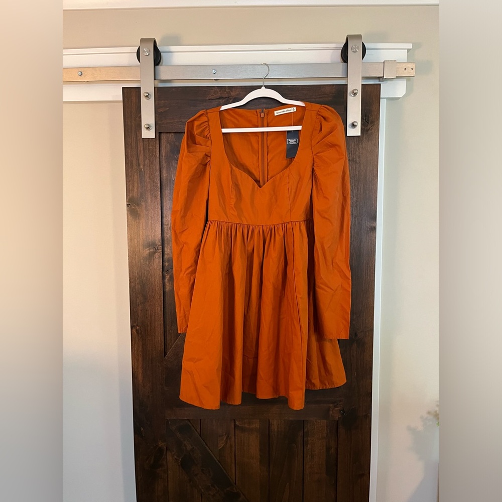 Abercrombie orange dress